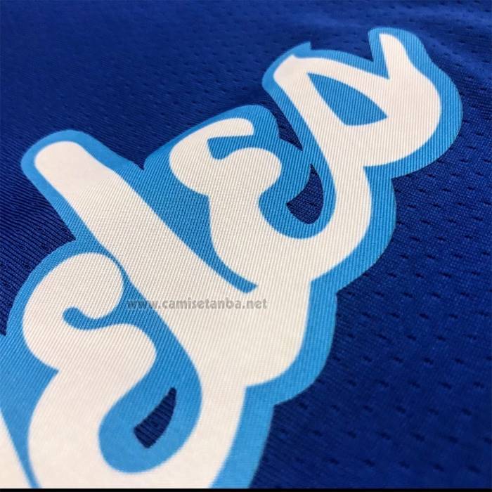 Camiseta Los Angeles Lakers Luka Doncic NO 77 Classic 2024-25 Azul